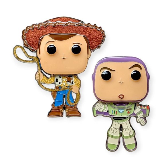 Toy Story Disney Funko Pins: Woody and Buzz Lightyear - Picture 1 of 4
